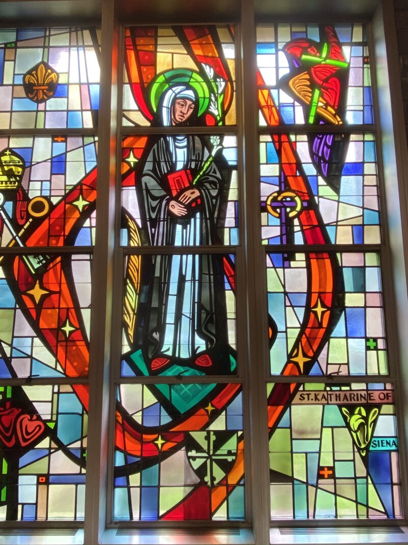 St. Catherine of Siena Window | Saint Katharine of Siena, Wayne PA ...